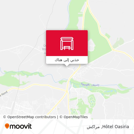خريطة Hôtel Oasiria