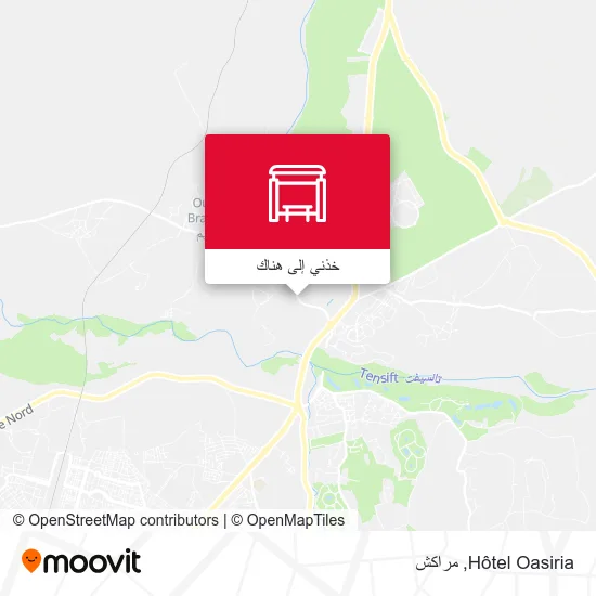 خريطة Hôtel Oasiria