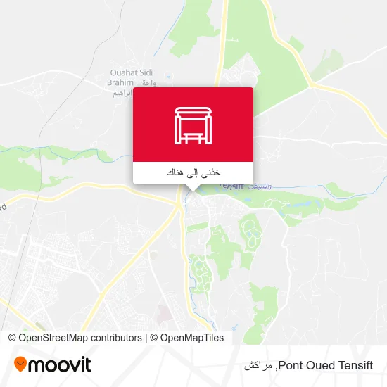 خريطة Pont Oued Tensift