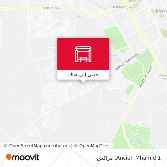 خريطة Ancien Mhamid 1