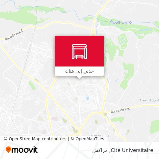 خريطة Cité Universitaire