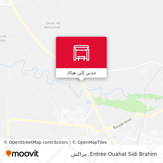 خريطة Entrée Ouahat Sidi Brahim