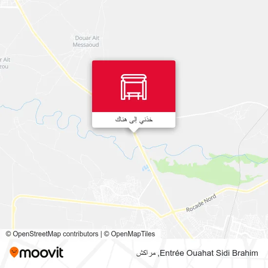 خريطة Entrée Ouahat Sidi Brahim
