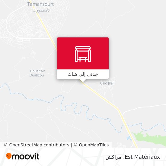 خريطة Est Matériaux