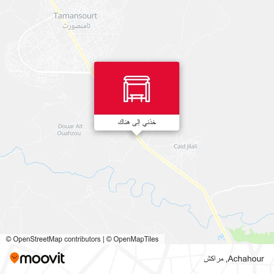 خريطة Achahour