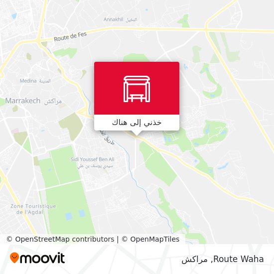 خريطة Route Waha