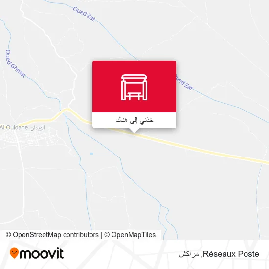 خريطة Réseaux Poste