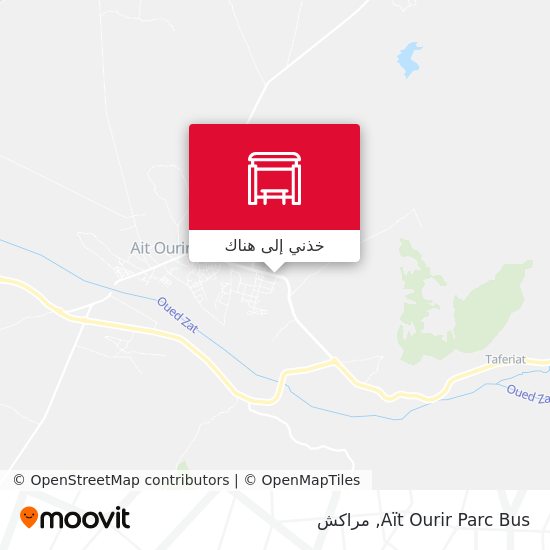 خريطة Aït Ourir Parc Bus