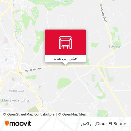 خريطة Diour El Boune