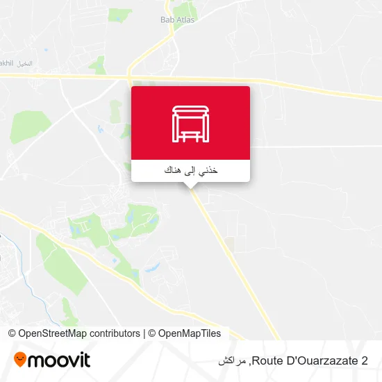 خريطة Route D'Ouarzazate 2