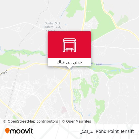 خريطة Rond-Point Tensift
