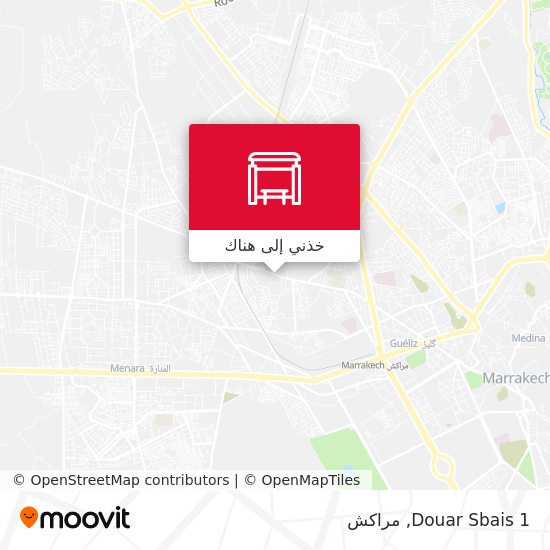 خريطة Douar Sbais 1