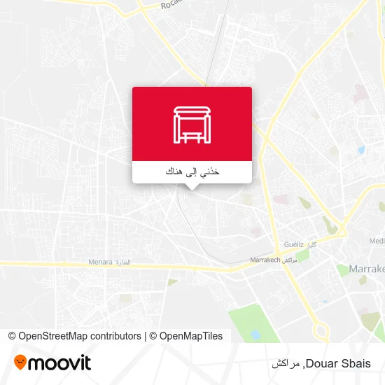 خريطة Douar Sbais