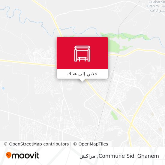خريطة Commune Sidi Ghanem