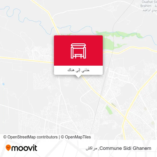 خريطة Commune Sidi Ghanem