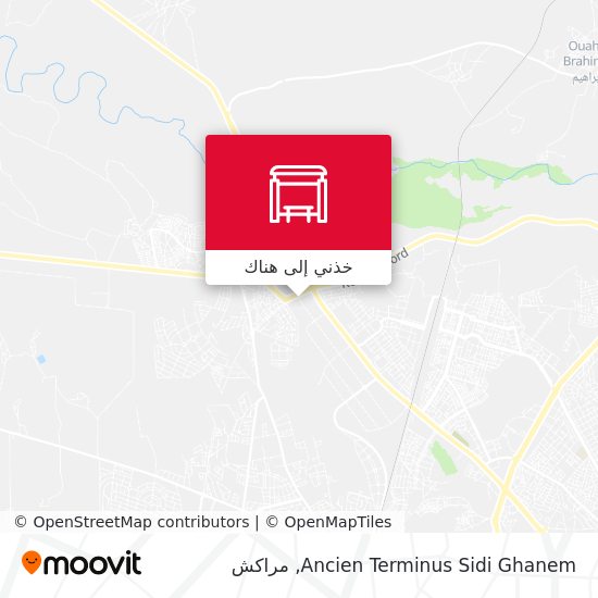 خريطة Ancien Terminus Sidi Ghanem