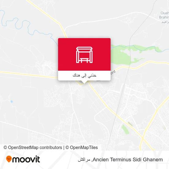 خريطة Ancien Terminus Sidi Ghanem