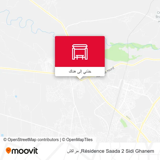 خريطة Résidence Saada 2 Sidi Ghanem