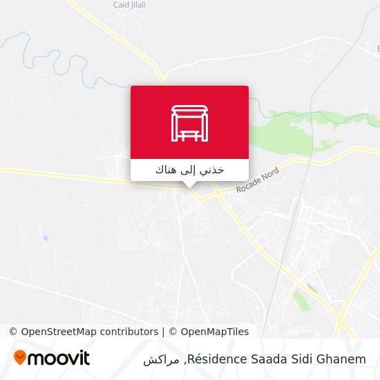 خريطة Résidence Saada Sidi Ghanem