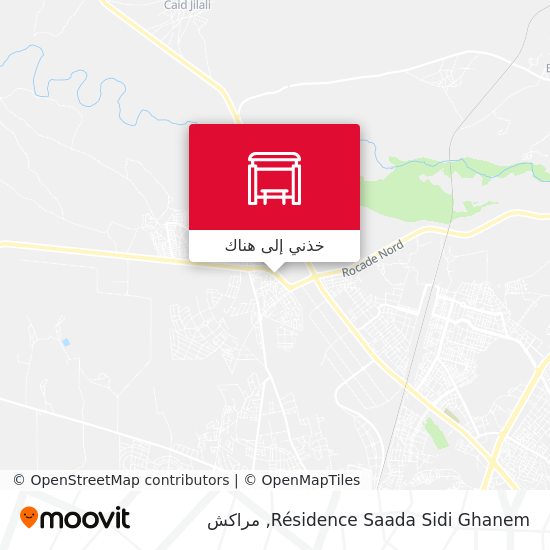 خريطة Résidence Saada Sidi Ghanem