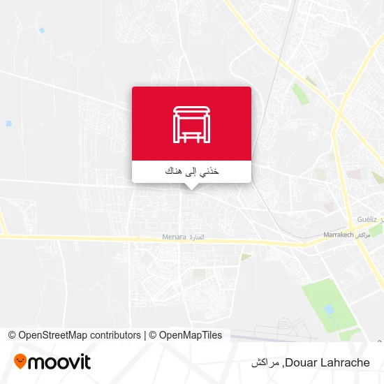خريطة Douar Lahrache