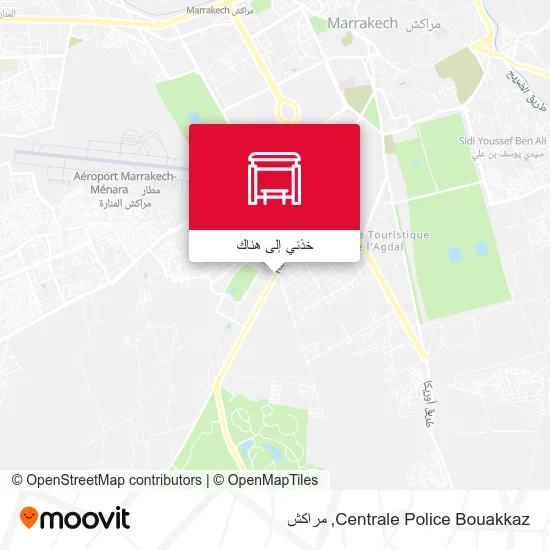 خريطة Centrale Police Bouakkaz
