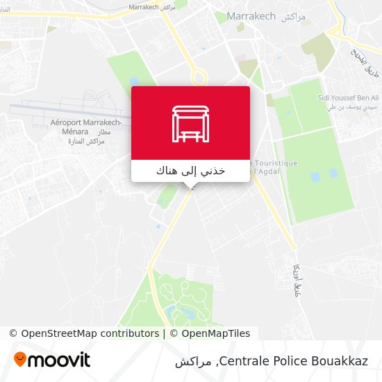 خريطة Centrale Police Bouakkaz