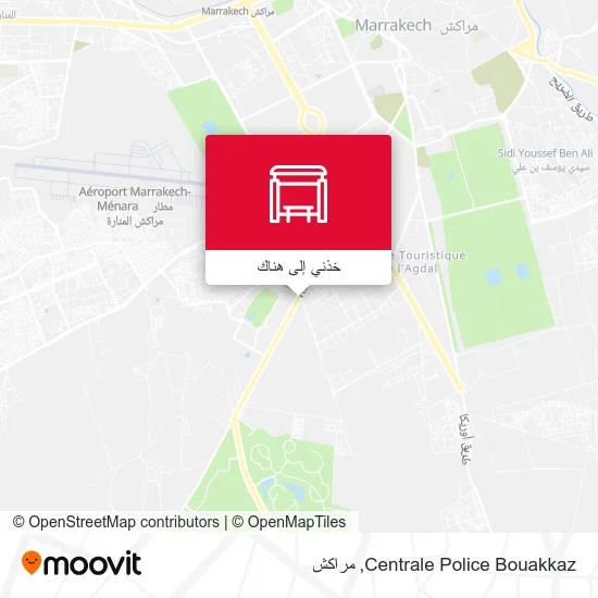 خريطة Centrale Police Bouakkaz