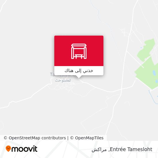 خريطة Entrée Tamesloht