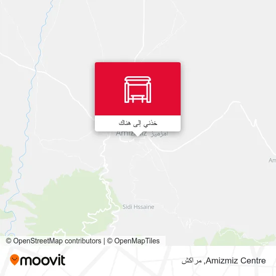 خريطة Amizmiz Centre