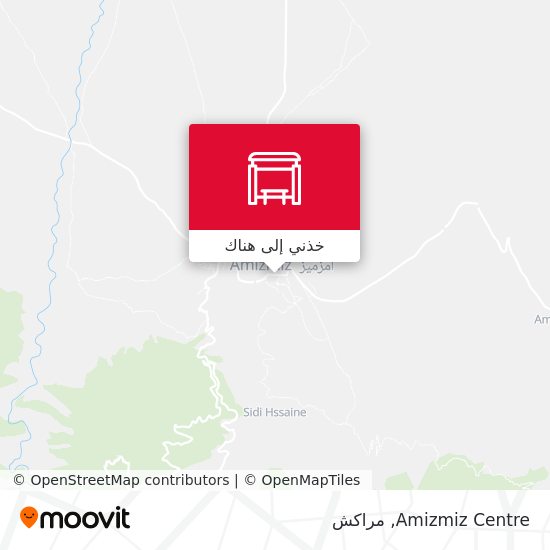 خريطة Amizmiz Centre