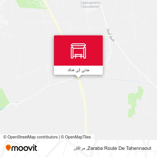 خريطة Zaraba Route De Tahennaout