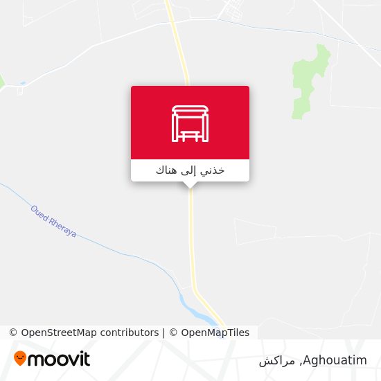خريطة Aghouatim
