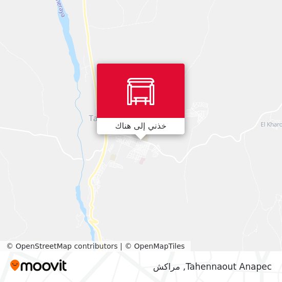 خريطة Tahennaout Anapec