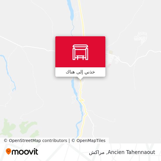 خريطة Ancien Tahennaout