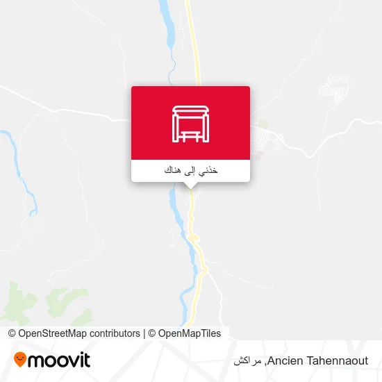 خريطة Ancien Tahennaout