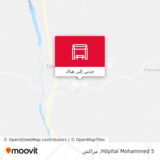 خريطة Hôpital Mohammed 5
