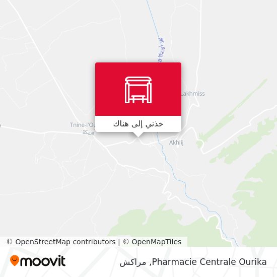 خريطة Pharmacie Centrale Ourika