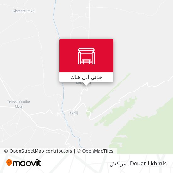 خريطة Douar Lkhmis