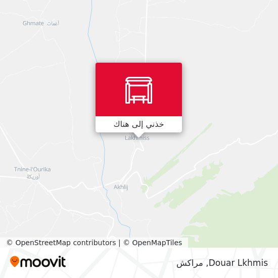 خريطة Douar Lkhmis