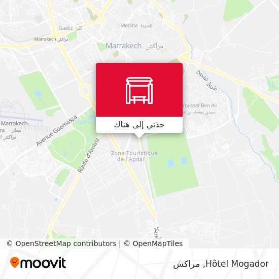 خريطة Hôtel Mogador