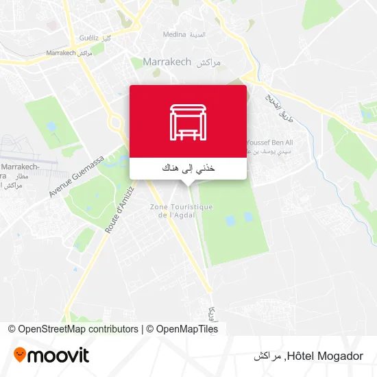 خريطة Hôtel Mogador