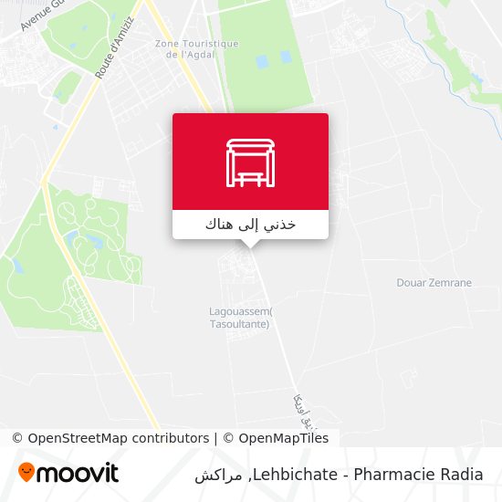 خريطة Lehbichate - Pharmacie Radia