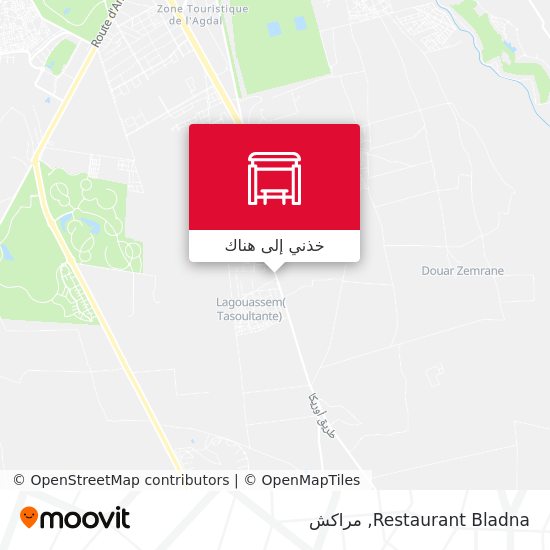 خريطة Restaurant Bladna