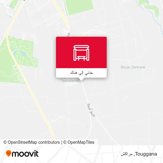 خريطة Touggana