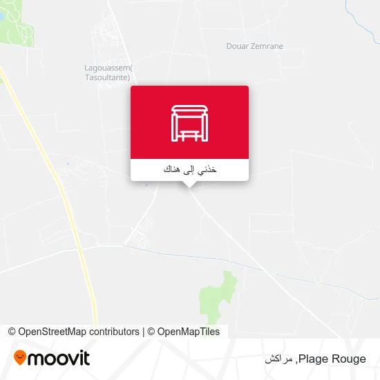 خريطة Plage Rouge