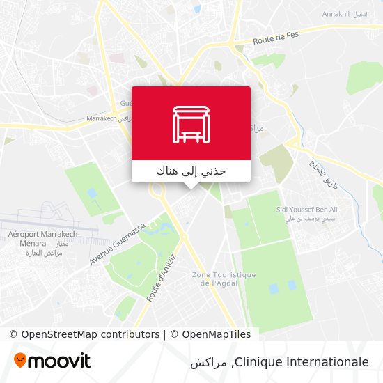 خريطة Clinique Internationale