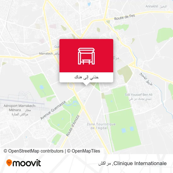 خريطة Clinique Internationale