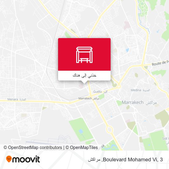 خريطة Boulevard Mohamed Vi, 3