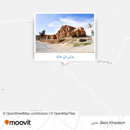 خريطة Beni Khedech